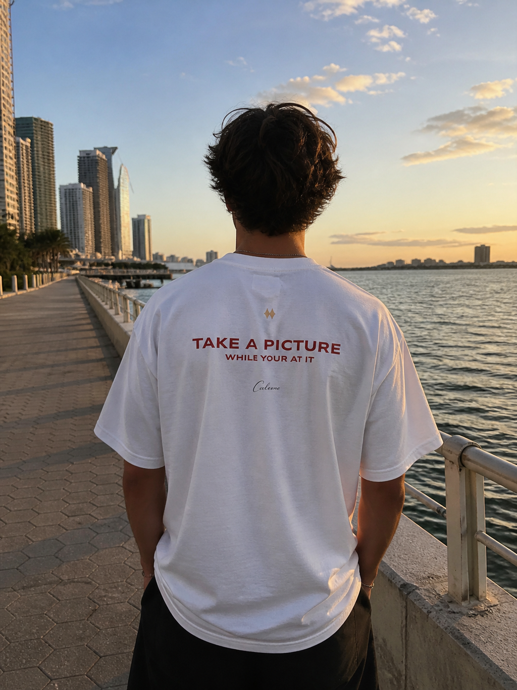 Take A Picture While Your At It Classic White Tee