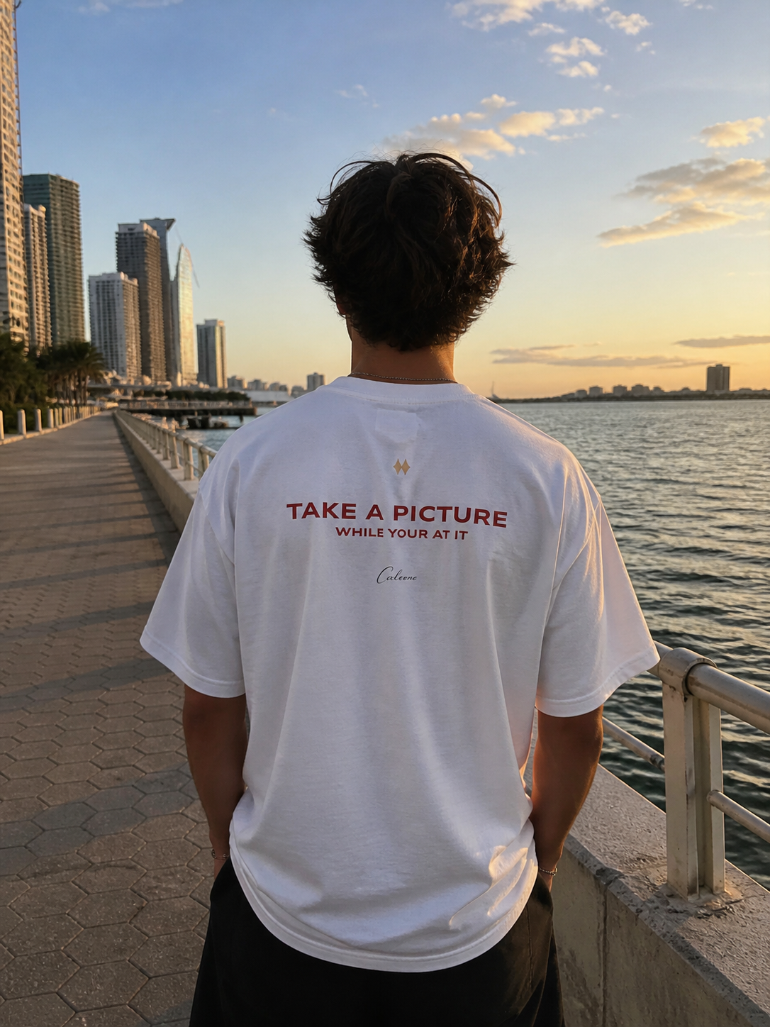 Take A Picture While Your At It Classic White Tee
