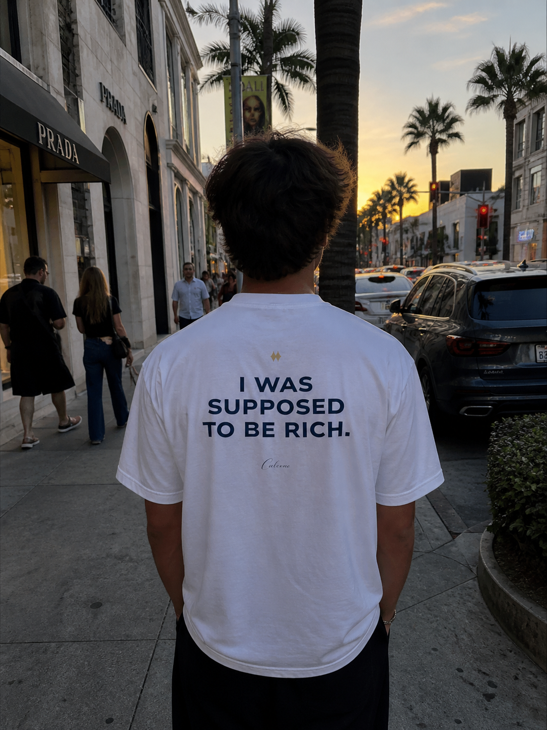 I Was Supposed To Be Rich Classic White Tee
