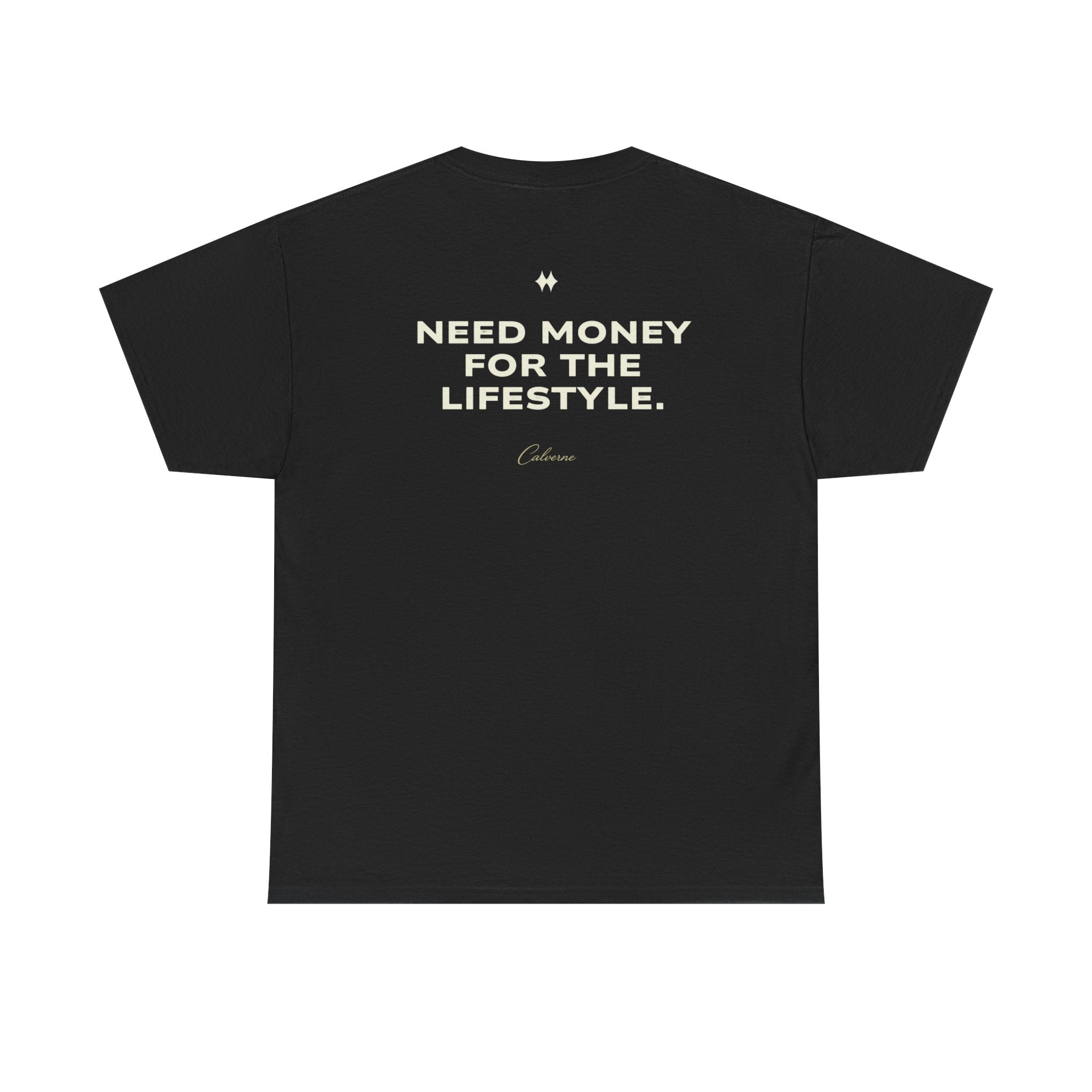 Need Money For The Lifestyle Classic Black Tee