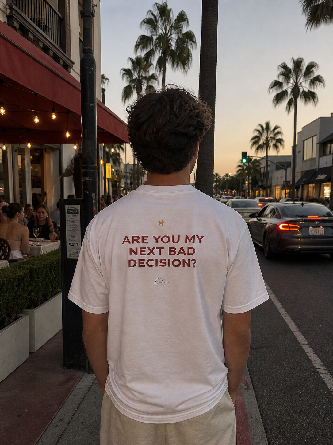 Are You My Next Bad Decision? Classic White Tee