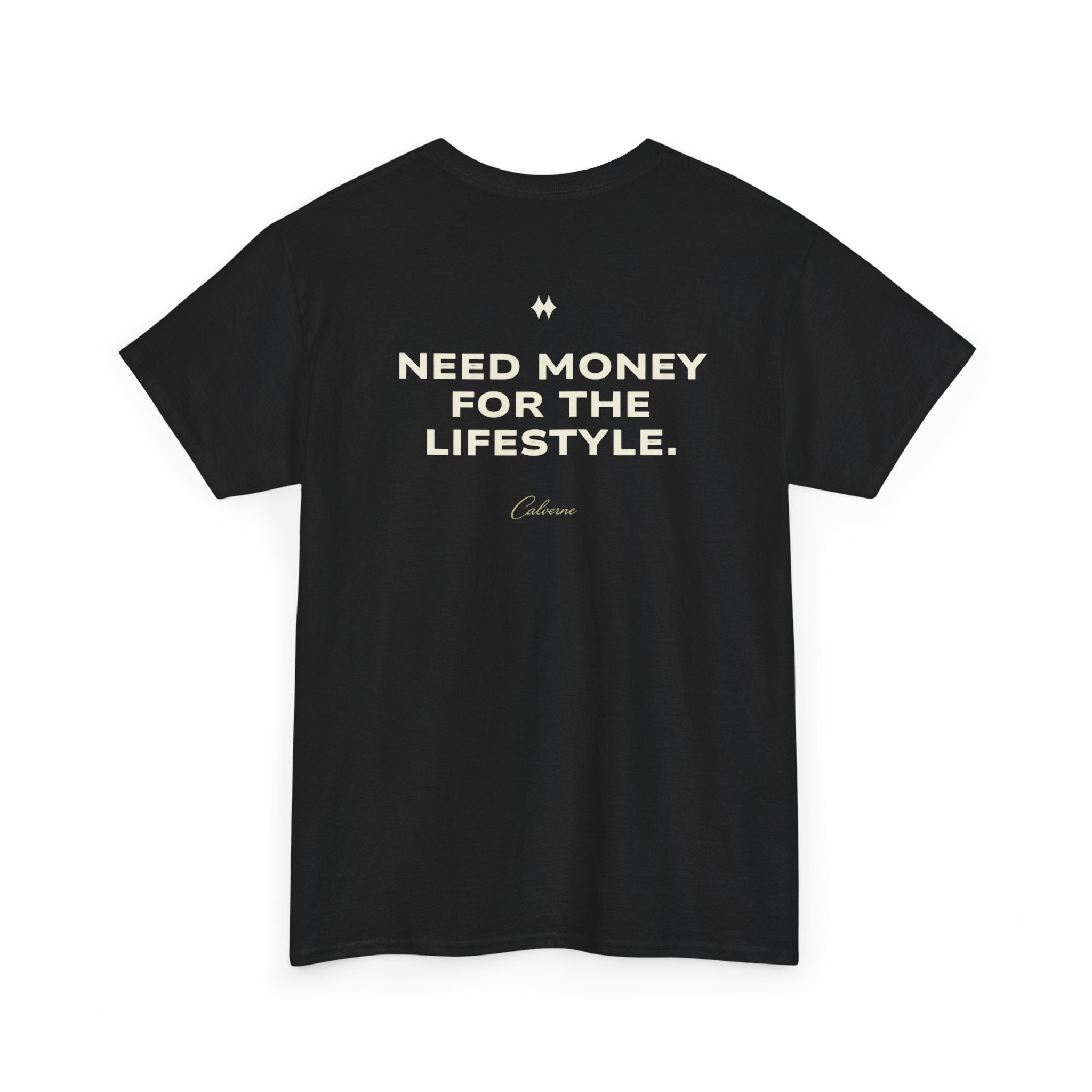 Need Money For The Lifestyle Classic Black Tee