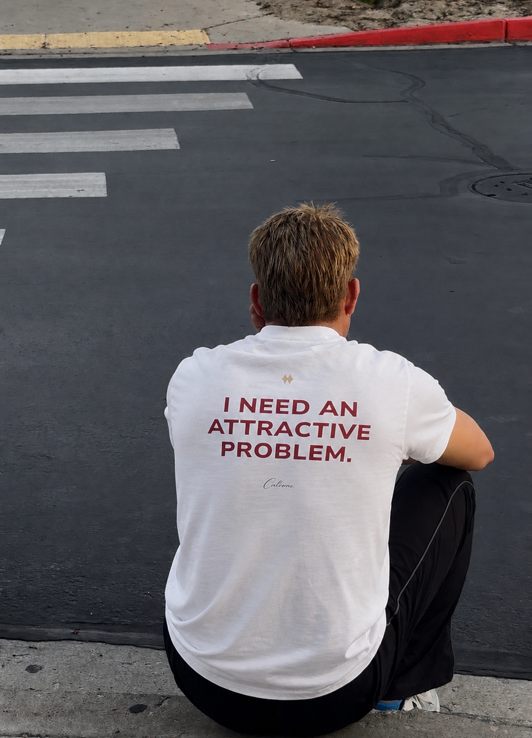 I Need An Attractive Problem Classic White Tee