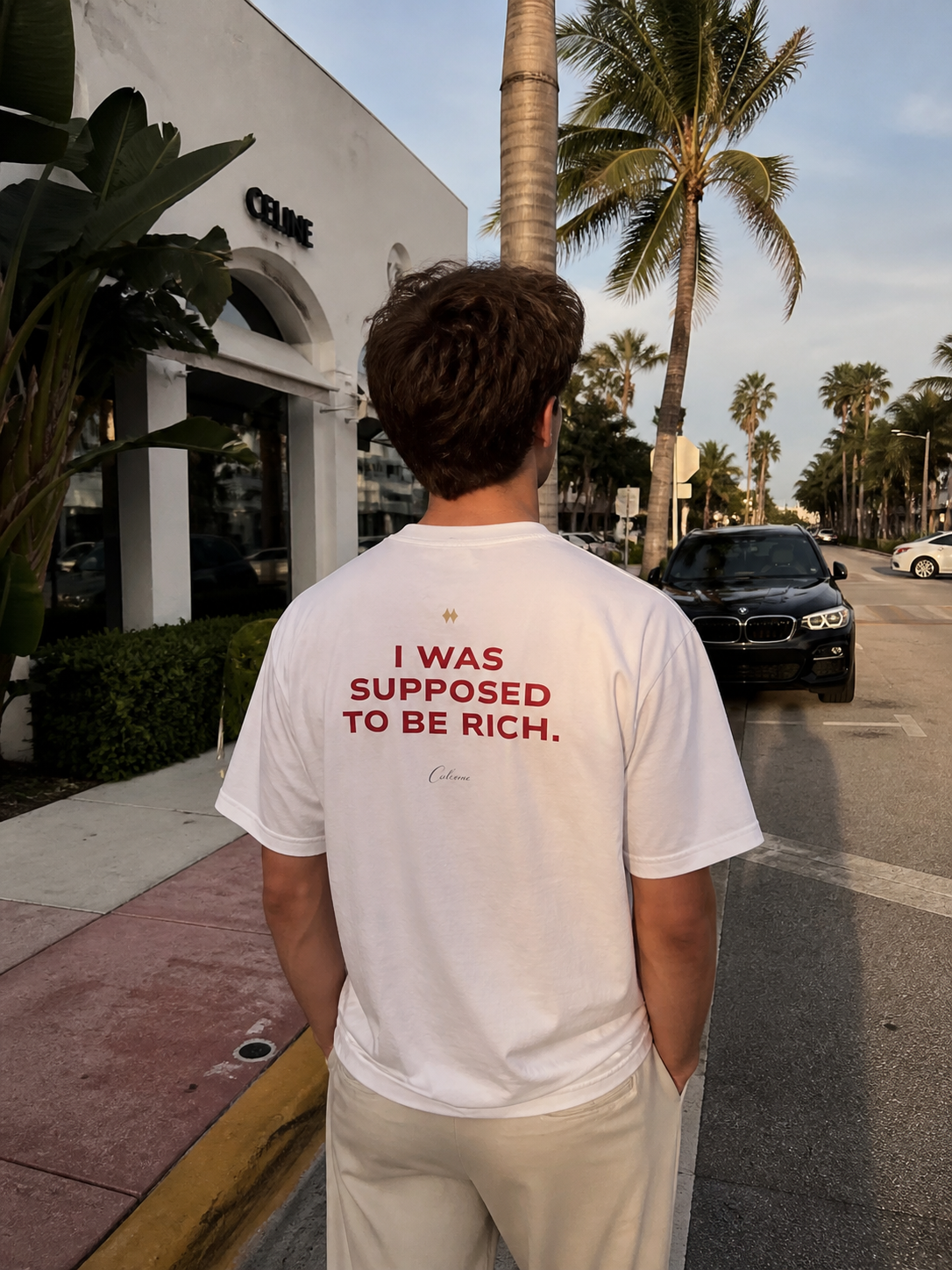 I Was Supposed To Be Rich Classic White Tee