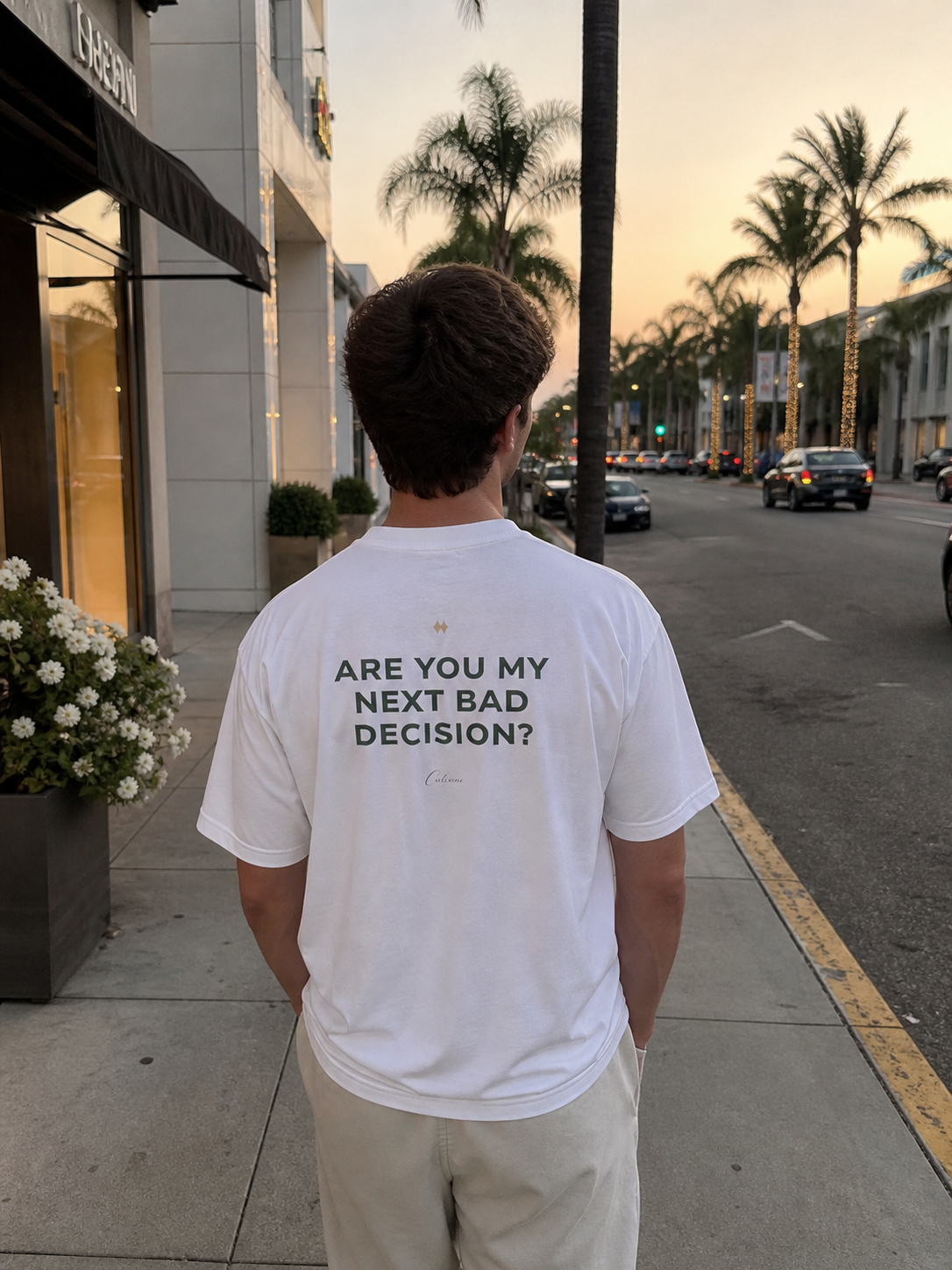 Are You My Next Bad Decision? Classic White Tee