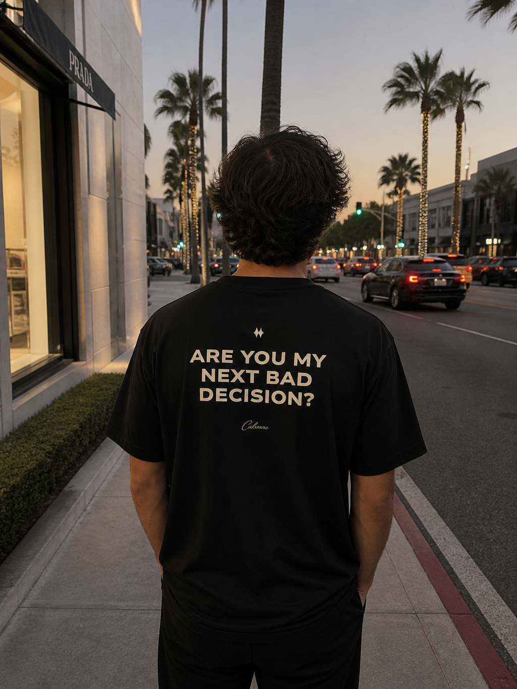 Are You My Next Bad Decision? Classic Black Tee