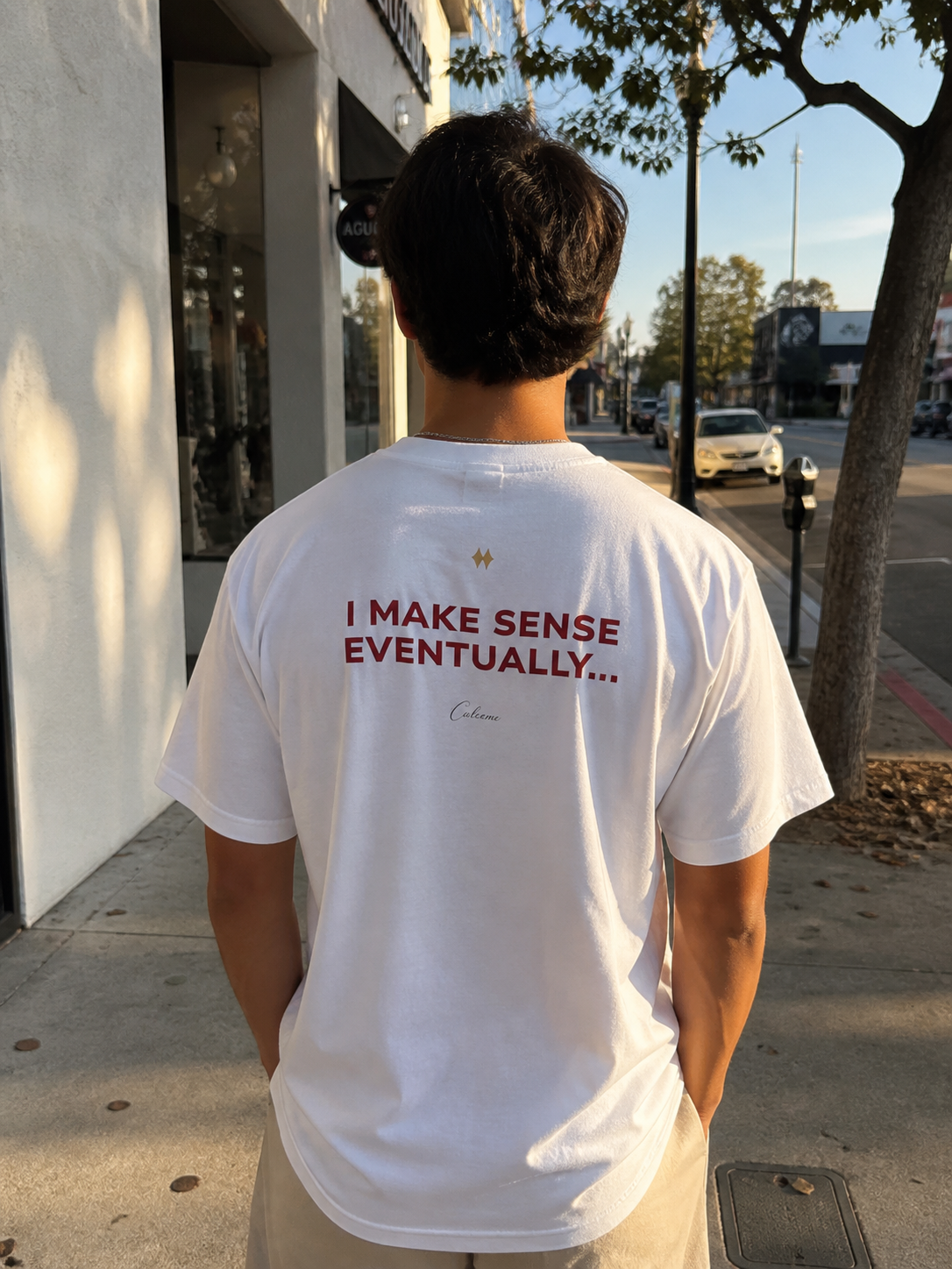 I Make Sense Eventually... Classic White Tee