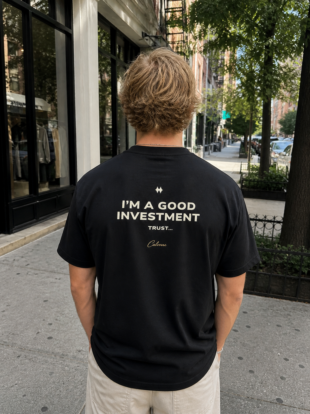 I'm A Good Investment Trust... Classic Black Tee