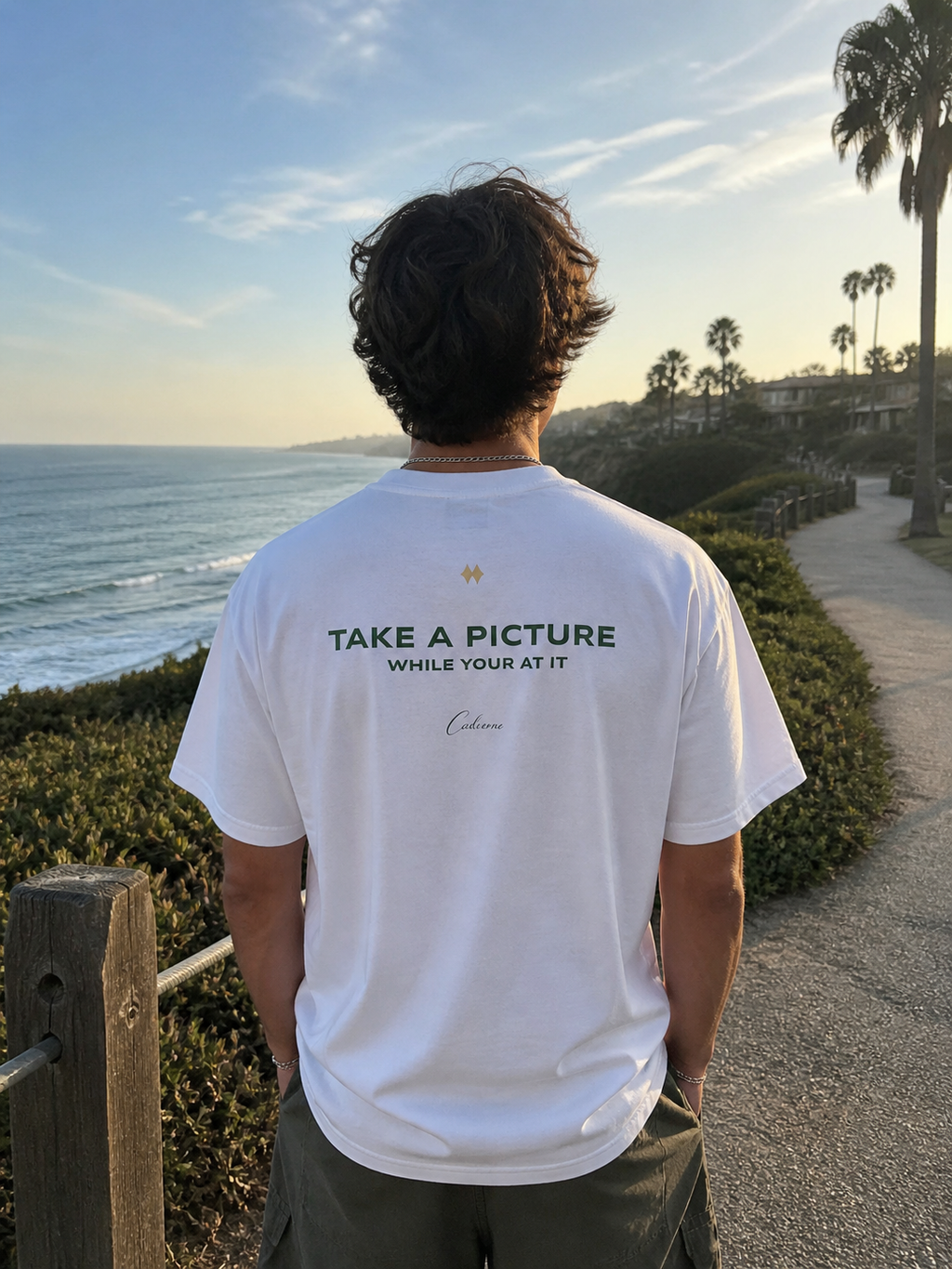 Take A Picture While Your At It Classic White Tee