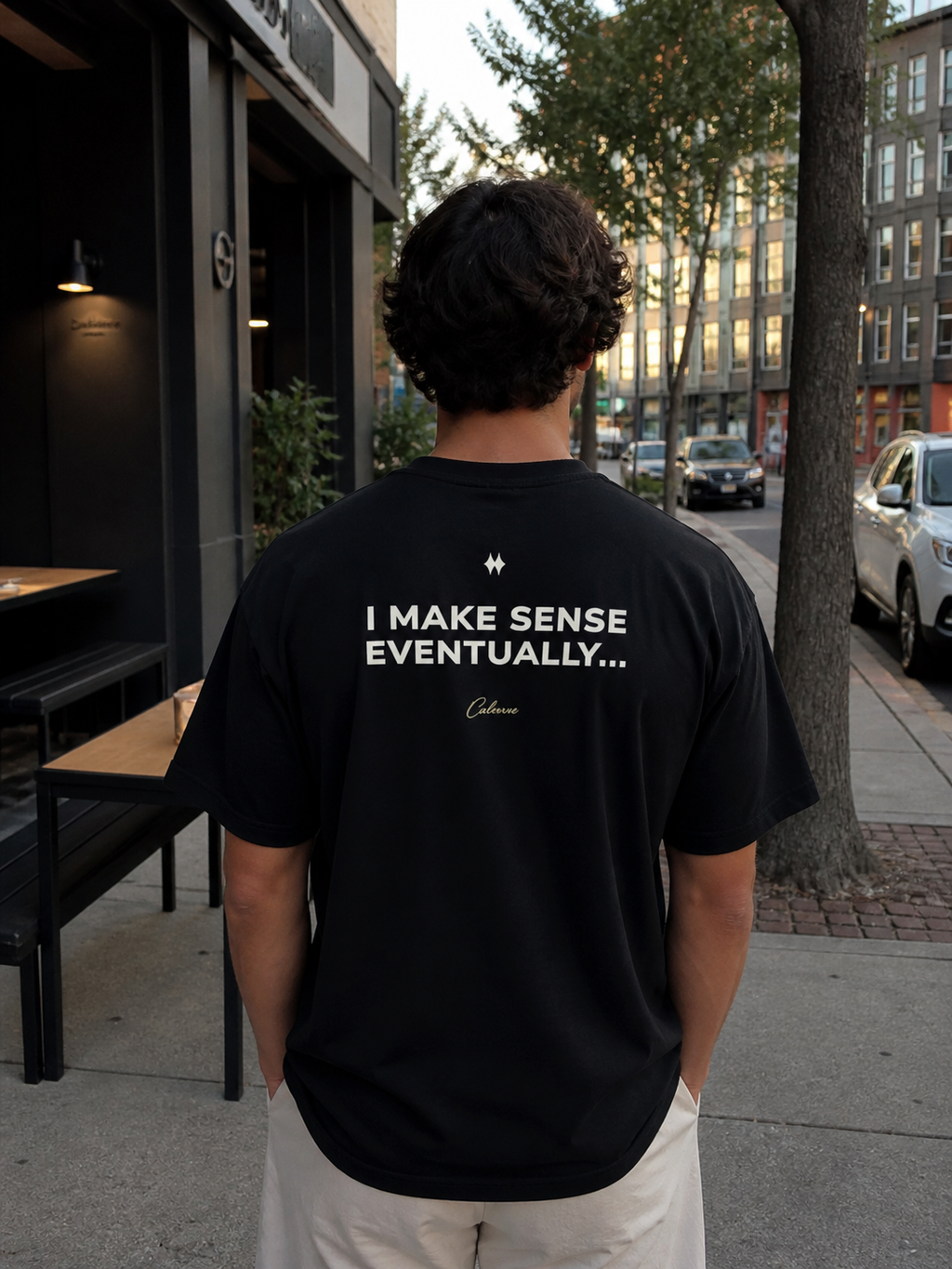 I Make Sense Eventually... Classic Black Tee